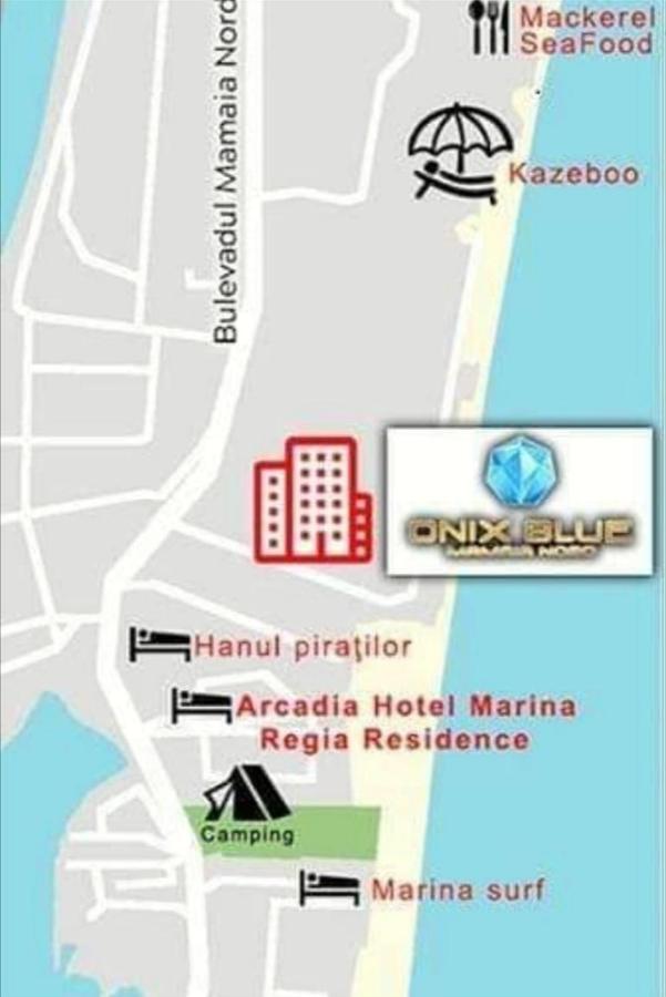 Estival Studio By Onix Blue Mamaia Nord Daire Navodari Dış mekan fotoğraf